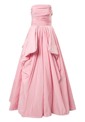 Zuhair Murad off-shoulder draped ball gown - Pink