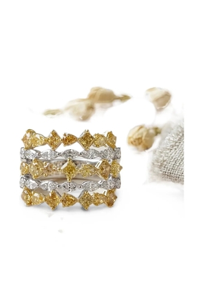 HYT Jewelry multi-band diamond ring - Gold