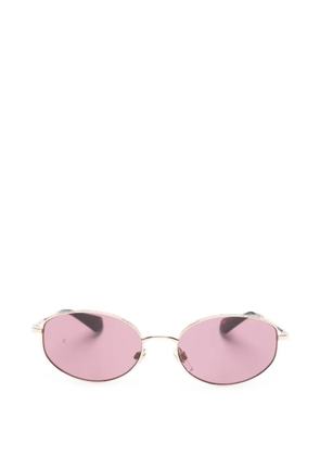 Burberry Eyewear oval-frame sunglasses - Gold