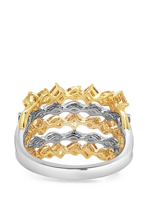 HYT Jewelry multi-band diamond ring - Gold