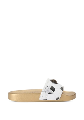 Kurt Geiger London Meena Eagle Soccer slides - White