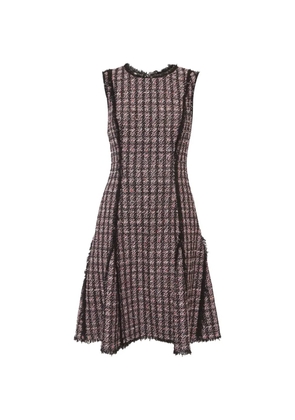 Oscar de la Renta Pre-Owned tweed sleeveless dress - Black