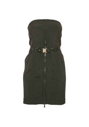 Elisabetta Franchi strapless belted mini dress - Black