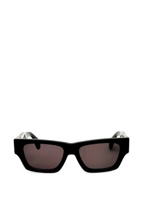Palm Angels Eyewear logo-plaque sunglasses - Black