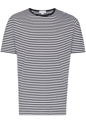 Sunspel striped cotton T-shirt - White
