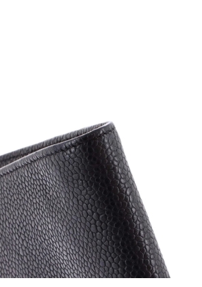 CHANEL Pre-Owned Timeless L-Yen Wallet Caviar Long small wallets - Black