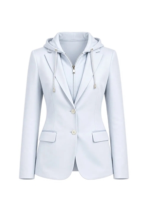 Eleventy hooded layered blazer - Blue