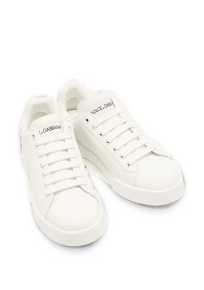 Dolce & Gabbana Pre-Owned Portofino lace-up sneakers - White