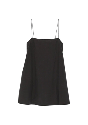 Matteau spaghetti-strap mini dress - Black