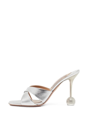 Aquazzura Yes Darling heeled sandals - Silver