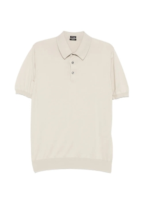 Kiton short-sleeve polo shirt - Neutrals