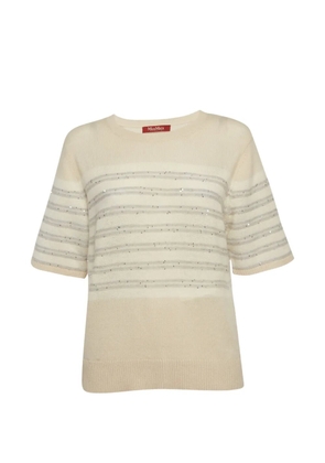 Max Mara cashmere-blended knitted sweater - Neutrals