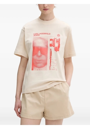 Karl Lagerfeld Jeans graphic-print T-shirt - Neutrals