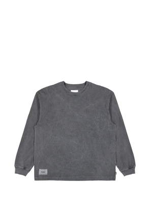 WTAPS Sign-OD logo-patch sweatshirt - Black