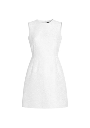 Dolce & Gabbana short brocade dress - White