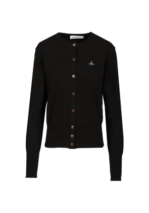 Vivienne Westwood Bea Orb-embroidered cardigan - Black