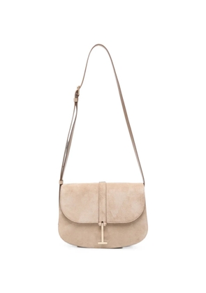 TOM FORD small Kara T-bar suede crossbody bag - Neutrals