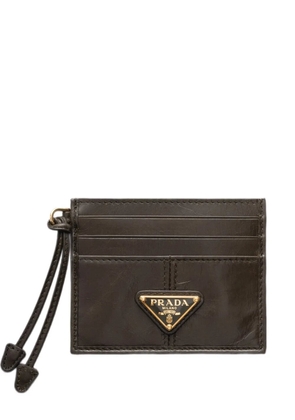 Prada leather card holder - Green