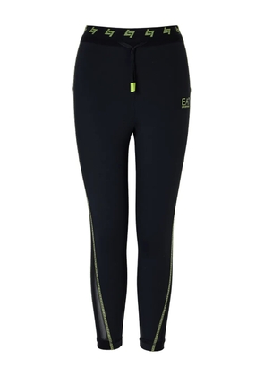 Ea7 Emporio Armani logo-detail leggings - Black