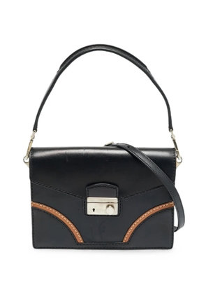 Prada Pre-Owned Sound contrast-stitch shoulder bag - Black