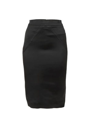 Dolce & Gabbana Pre-Owned satin pencil midi skirt - Black