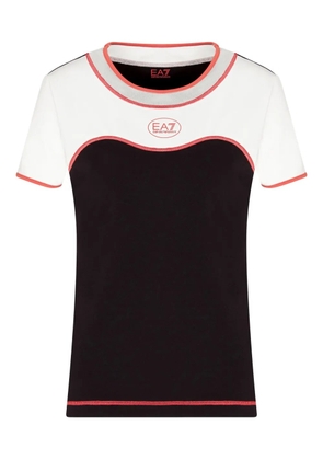Ea7 Emporio Armani colour-block panelled T-shirt - Black