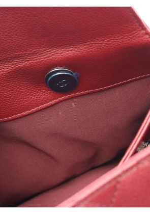 CHANEL Pre-Owned 2015-2016 Matelassé chain shoulder bag - Red