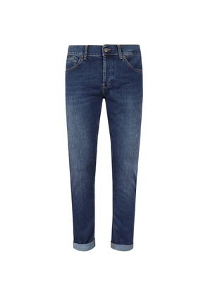 DONDUP George faded-effect slim-fit jeans - Blue