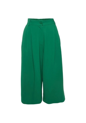 Dolce & Gabbana Pre-Owned pleated crepe culottes - Green
