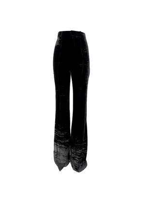 Grace Ling Glitch tailored trousers - Black