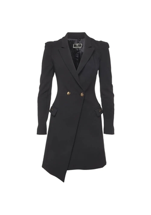 Elisabetta Franchi double-breasted blazer-style mini dress - Black
