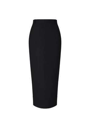 Thom Browne Hopsack midi pencil skirt - Black