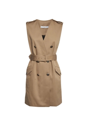 Givenchy Pre-Owned mini double-breasted belted dress - Neutrals