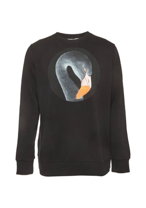 Givenchy Pre-Owned swan-print sweatshirt - Black