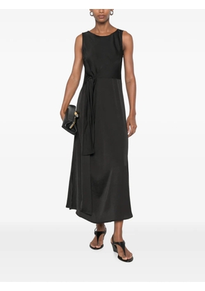 MOUTAKI knot-detail sleeveless midi dress - Black