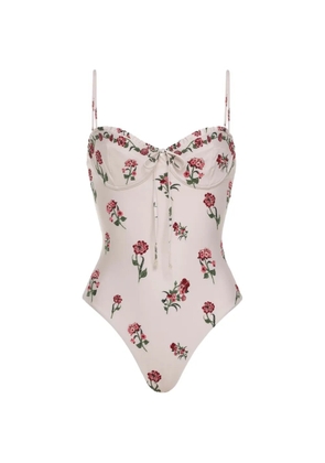 Agua By Agua Bendita Ébano Quebrada swimsuit - White
