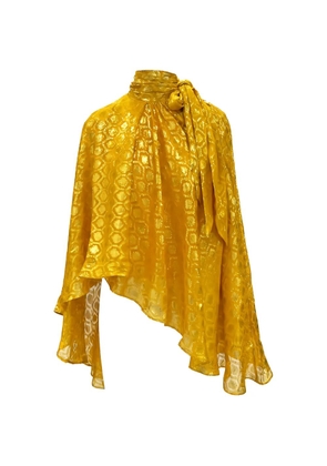 Taller Marmo Stevie jacquard-effect blouse - Yellow