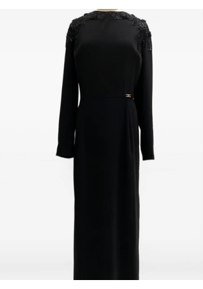 Elisabetta Franchi sequin-embellished maxi dress - Black