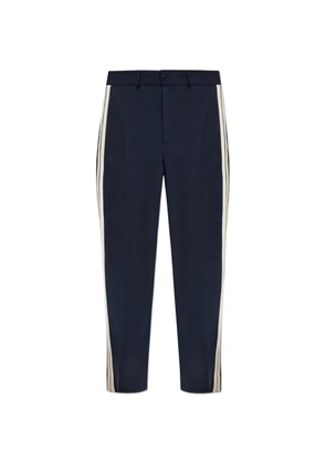 Moncler STRETCH CTN-NYLON BLEND TRACK PANTS NAVY - Blue