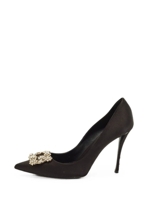 Roger Vivier Vintage Flower buckle pumps - Black