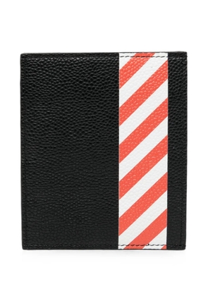 Off-White Diagonals-print cardholder - Black