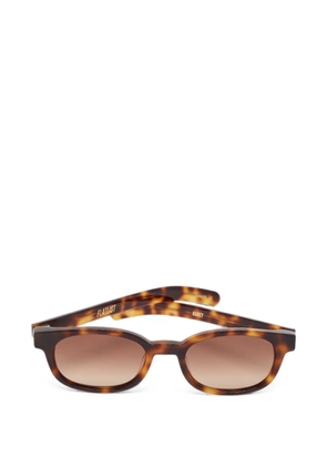 FLATLIST Hanky oval-frame sunglasses - Brown