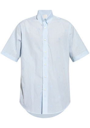 Givenchy striped short-sleeved cotton shirt - Blue