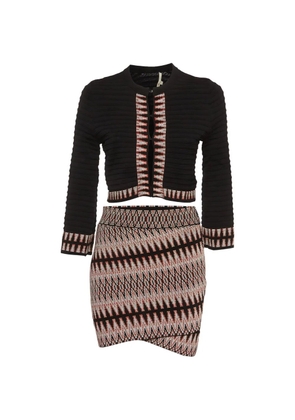 Maje patterned skirt set - Black