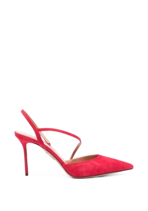 Aquazzura Dynasty slingback heeled pumps - Red