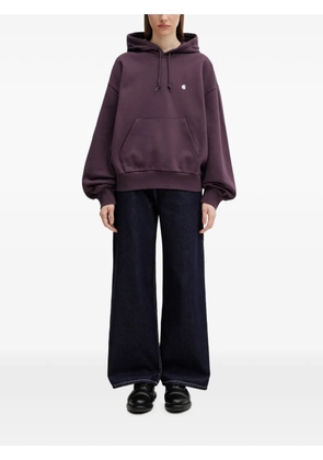 Carhartt WIP Casey logo-embroidered hoodie - Purple