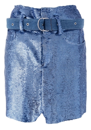 IRO Natou sequinned skirt - Blue
