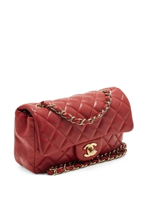 CHANEL Pre-Owned 2016-2017 mini Flap shoulder bag - Red