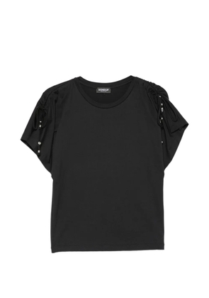 DONDUP drawstring-sleeve T-shirt - Black