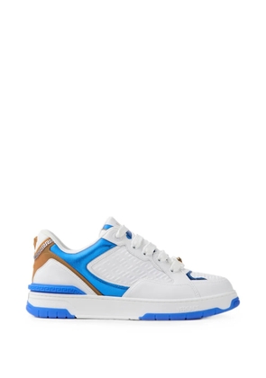 Versace Biggie Basket leather sneakers - White